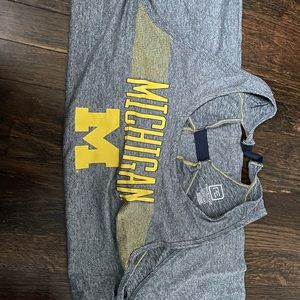 University of Michigan workout tank top